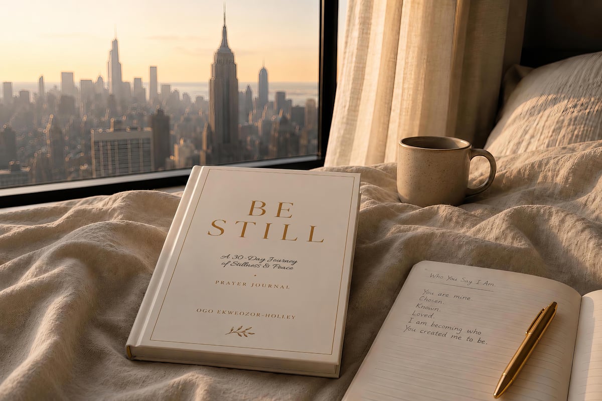 Be Still 30-day devotional and prayer journal